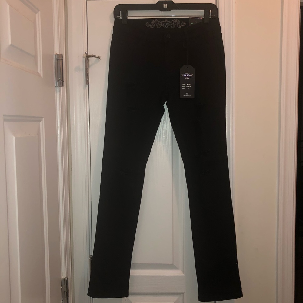 Wax Jeans ( Distressed Denim)